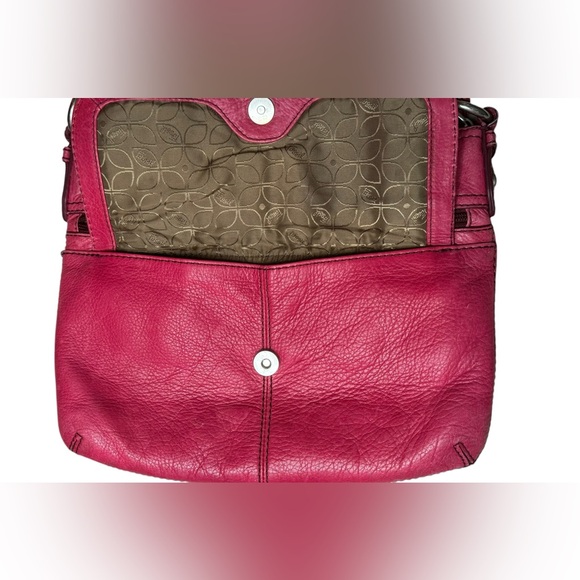 FOSSIL Deep Pink Leather bag - Picture 3 of 10